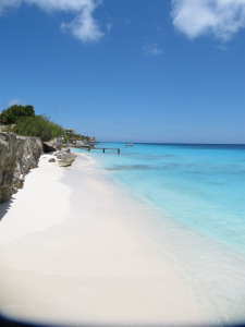 5 minute walk to this lovely beach!